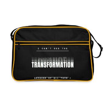 Transformation fail - Retro Bag - black/gold - Front