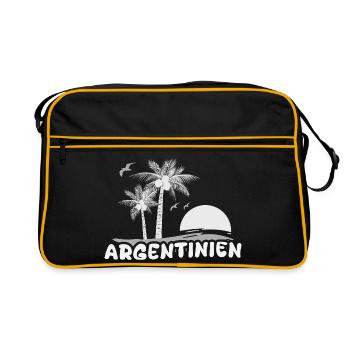 Argentine - Sac Retro - noir/or - Devant