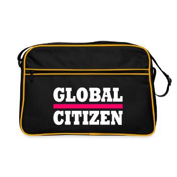 global citizen - Sac Retro - noir/or - Devant