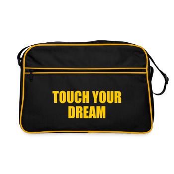 touch your dream - Sac Retro - noir/or - Devant