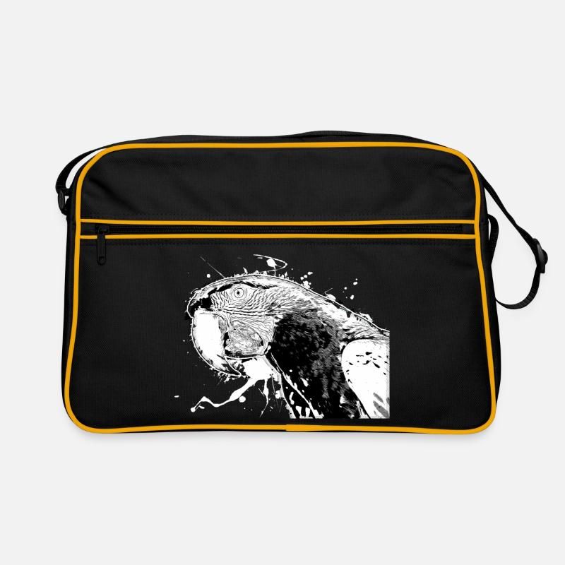 Papagei Retro Tasche