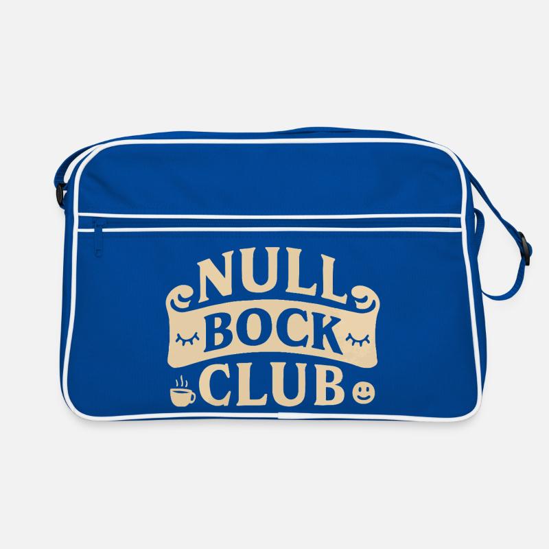 Null Bock Club – Déclaration drôle Sac Retro
