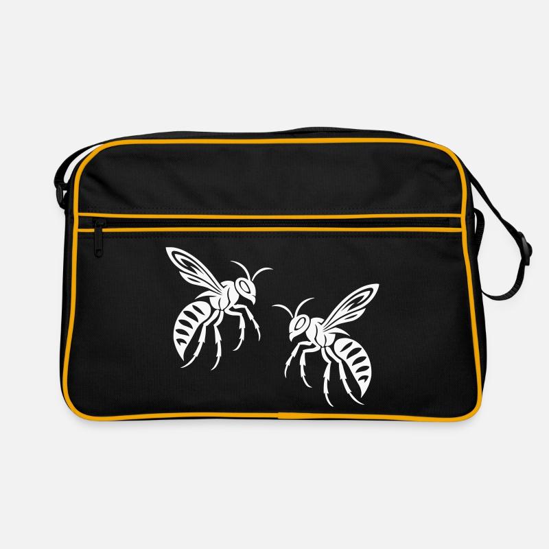 Biene Wespe Retro Tasche