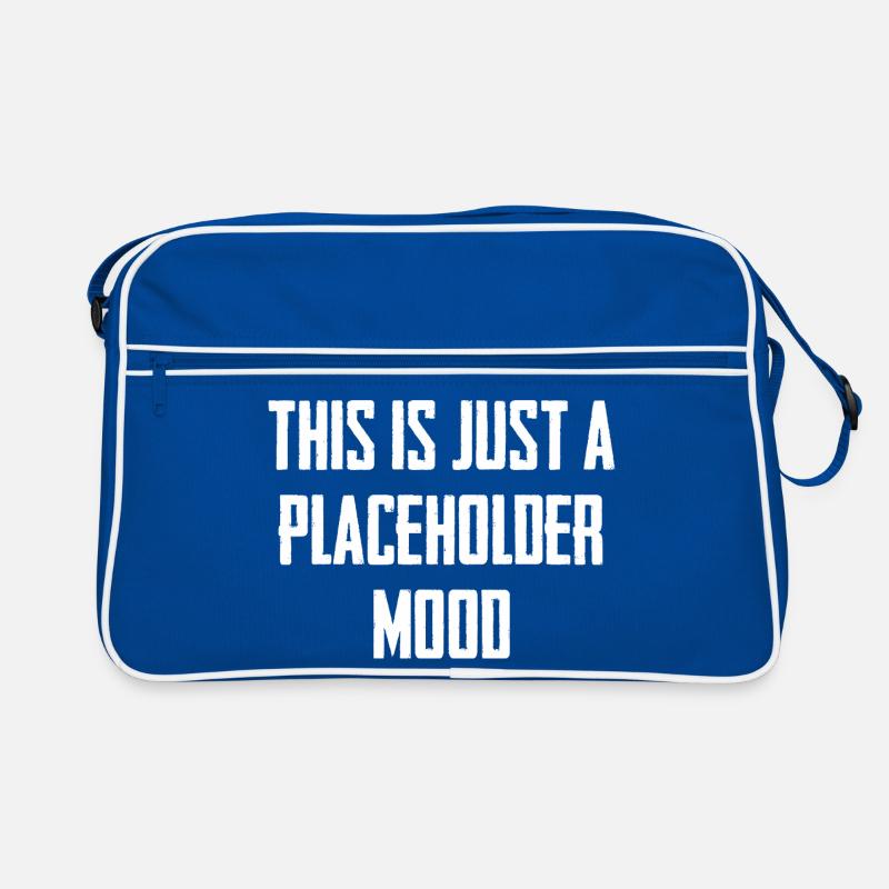 This Is Just A Placeholder Mood Retro Tasche