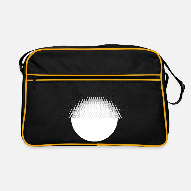 Geometrisches Sonnendesign Retro Tasche