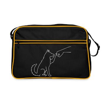 Équipe Husky Faust - Sac Retro - noir/or - Devant