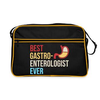 Gastro-entérologie - Sac Retro - noir/or - Devant