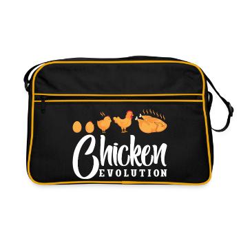 Chicken Whisperer Chicken Chicken Keeper Chickens - Retro Bag - black/gold - Front