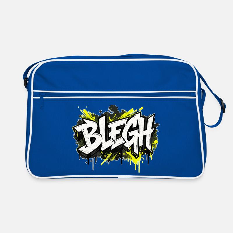 Blegh Graffiti Style Sac Retro
