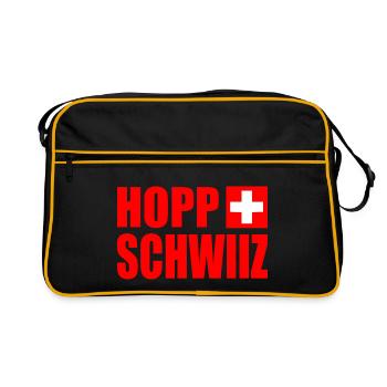 hopp schwiiz - Sac Retro - noir/or - Devant