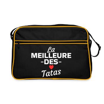 The Best of Tatas - Retro Bag - black/gold - Front