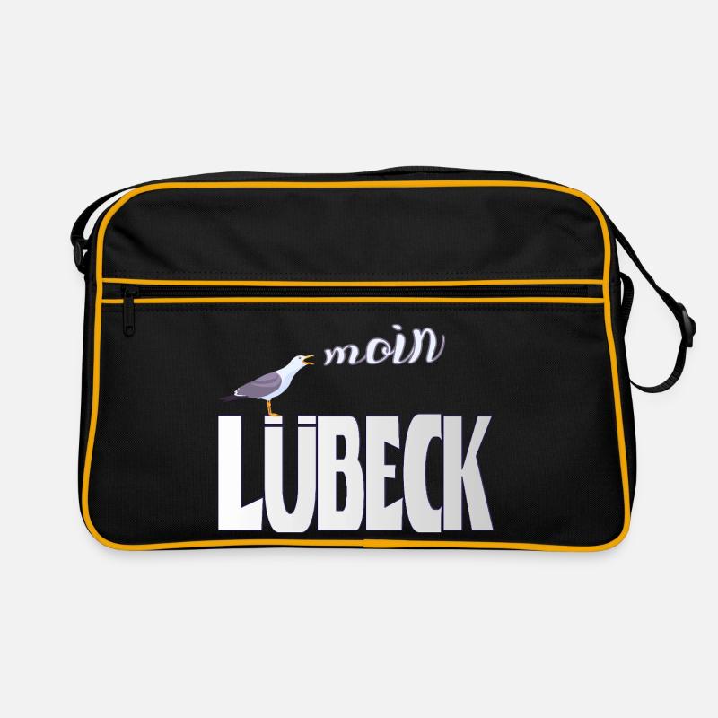 Lübeck Möwe & Moin Design Retro Tasche