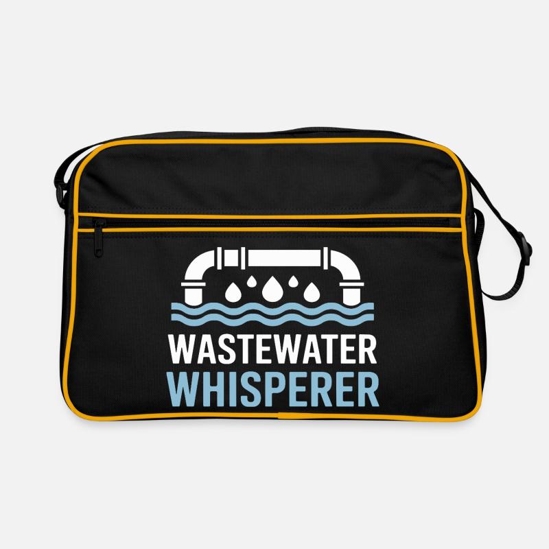Abwasserflüsterer - Wasseraufbereitung Retro Tasche