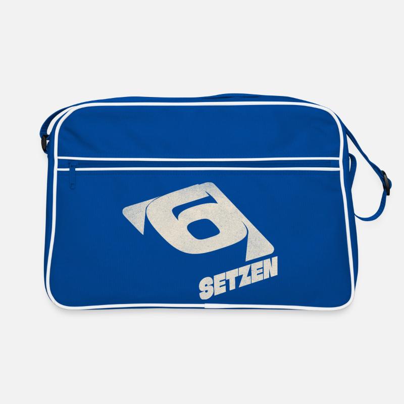 Sechs Setzen Retro Tasche