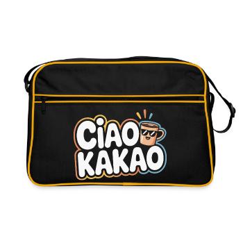 Ciao Cacao Chocolat chaud Chocolat chaud Au revoir - Sac Retro - noir/or - Devant