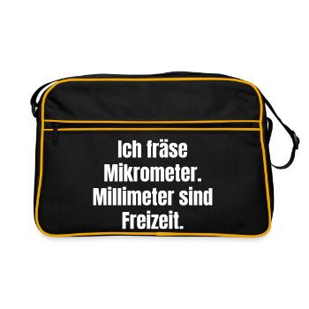 Déclaration Micrometer Leisure - Sac Retro - noir/or - Devant