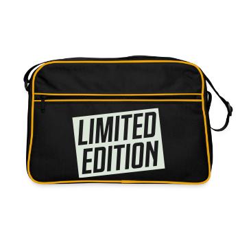 Limited Edition Stamp Design - Retro Bag - black/gold - Front