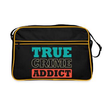 Krimi True Crime - Retro Bag - black/gold - Front