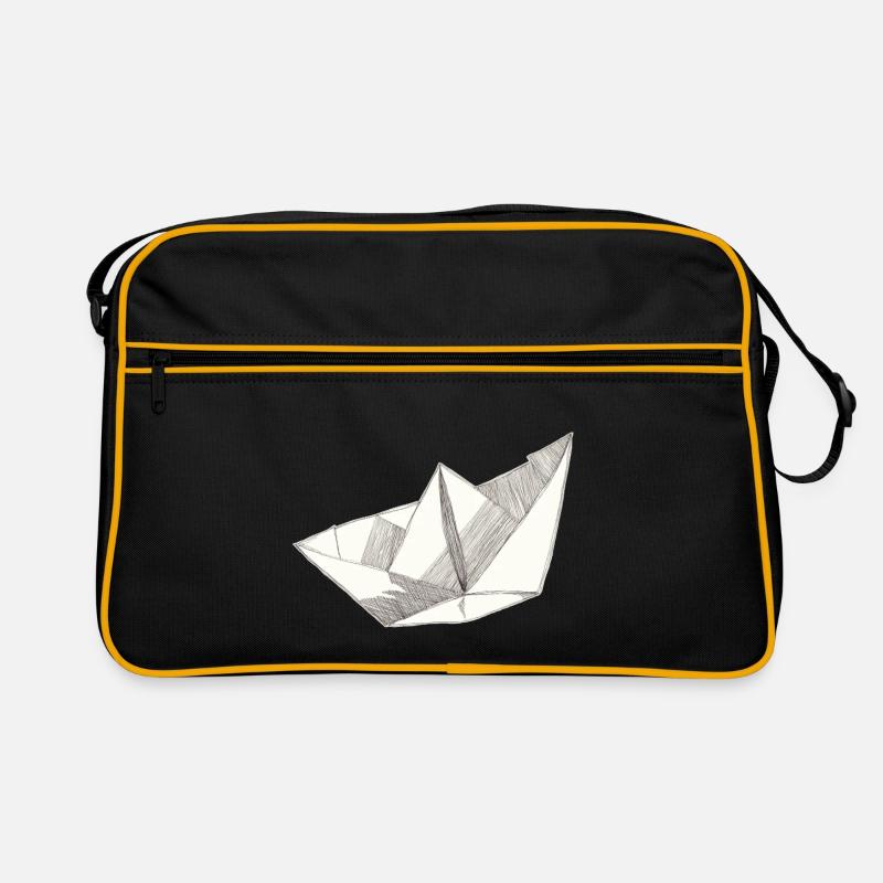Paper Ship Retro Bag