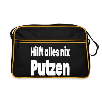 Clean - Retro Bag - black/gold - Front