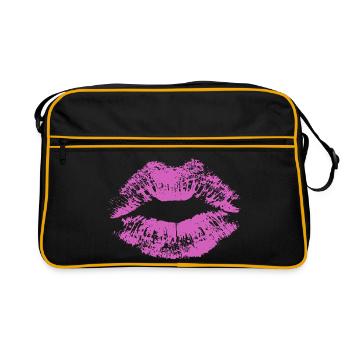 Cadeau pour la fête des mères : Idée de cadeau pour la fête des mères - Sac Retro - noir/or - Devant