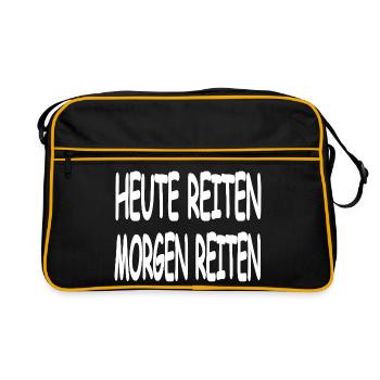 Chevaucher - Sac Retro - noir/or - Devant