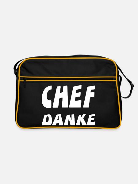 Chef - Retro Tasche - Schwarz/Gold
