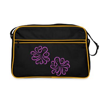 krake_2 - Retro Bag - black/gold - Front