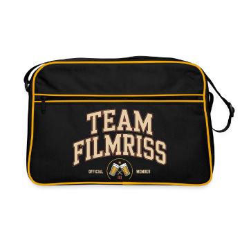 Mallorca Team Filmriss Party JGA Partycrew Malle - Retro Tasche - Schwarz/Gold - Vorne