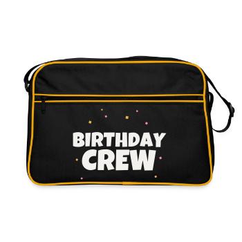Groupe de célébration de l’équipe de l’équipe d’anniversaire - Sac Retro - noir/or - Devant