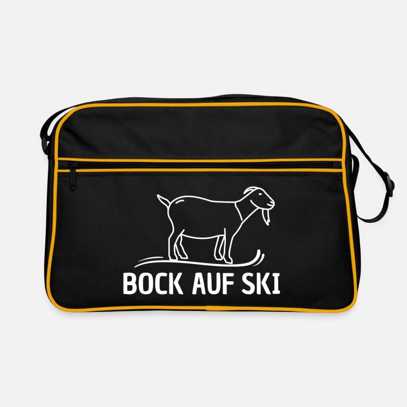 Bock auf Ski Retro Tasche