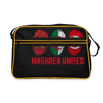 MAGHREB UNITED المغرب - Sac Retro - noir/or - Devant