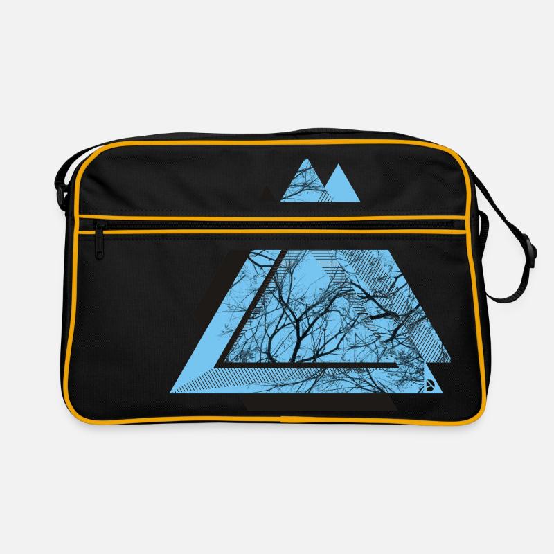 AD Triangle Black Retro Tasche
