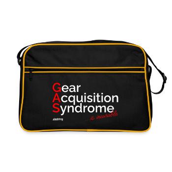 Gear Acquisition Syndrome - Retro Bag - black/gold - Front