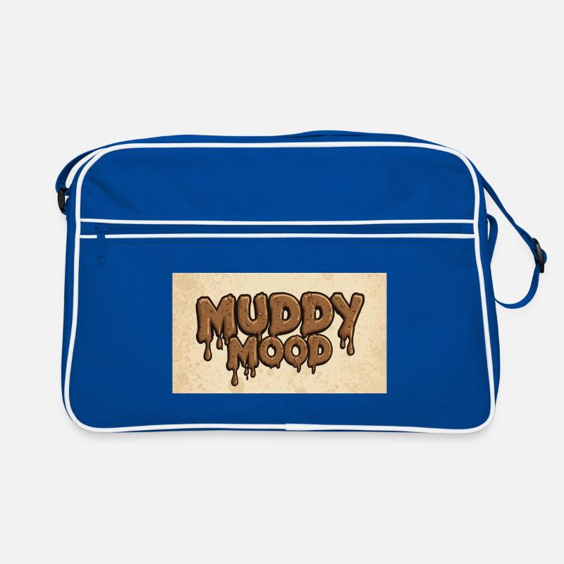 Conception de lettrage d’ambiance boueuse Sac Retro