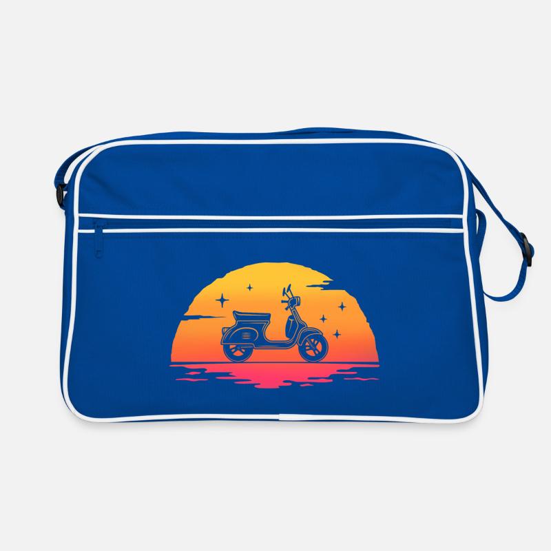 Sunrise Moped Roller Retro Tasche