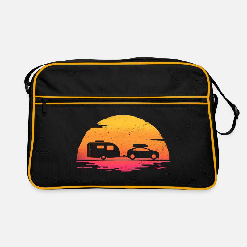 sunrise caravan caravanning Sac Retro