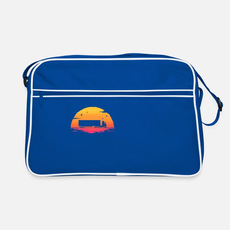 sunrise truck road gift driver Retro Bag
