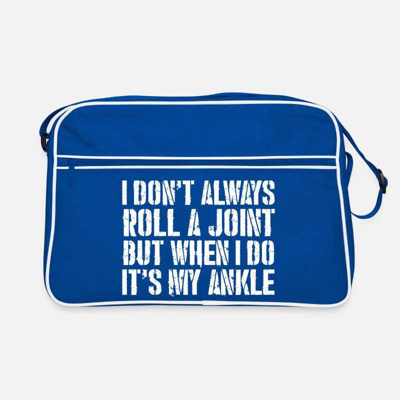 I don't always roll a joint but when I do it Retro Tasche