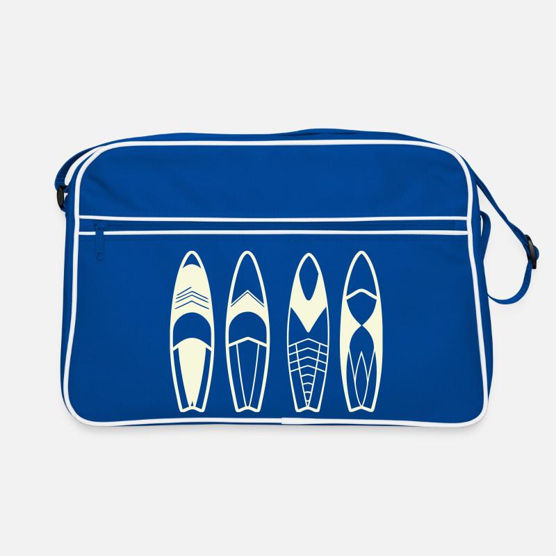Planches de Surf Abstraites Minimalistes Sac Retro