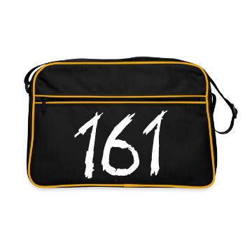 161 Handbrush Digits Depreciation - Retro Bag - black/gold - Front