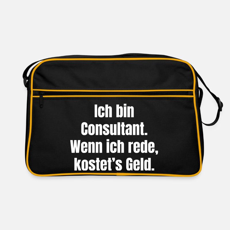 Le slogan d’un consultant coûte de l’argent Sac Retro