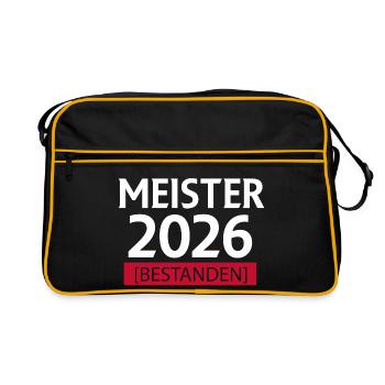 Champion 2026 - Retro Bag - black/gold - Front