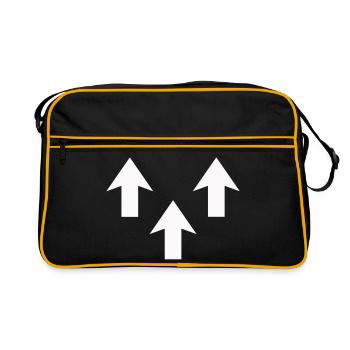 Arrows - Retro Bag - black/gold - Front