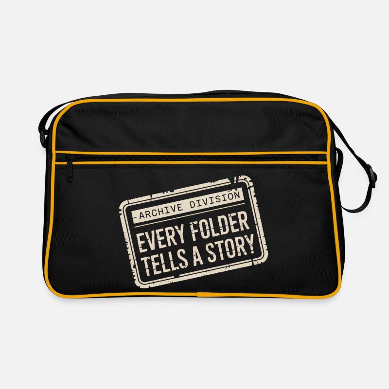 Every Folder Tells a Story Retro Bag