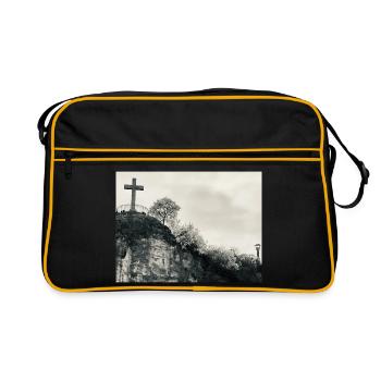 Stone Hill avec croix - Sac Retro - noir/or - Devant