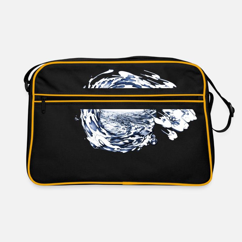 Wasser Retro Tasche