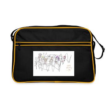 Acrock - Sac Retro - noir/or - Devant