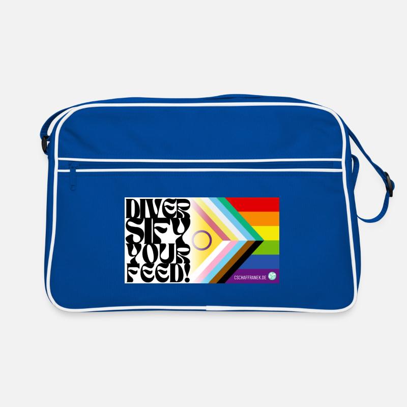 🌈♿ Pride & Disability – Inklusive Flagge Retro Tasche