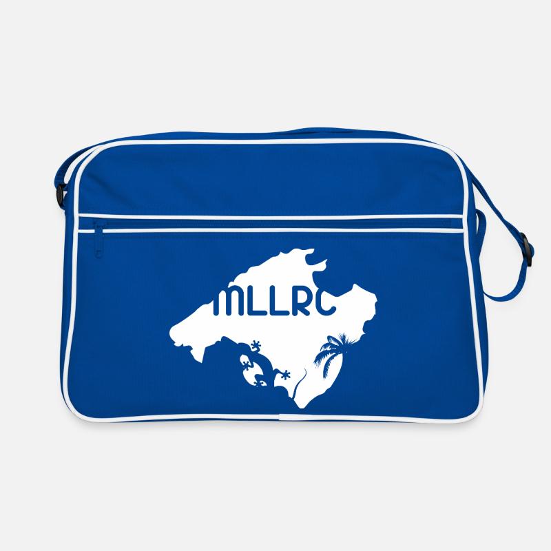 MLLRC DAS Original "Mallorca" weiße Silhouette Retro Tasche
